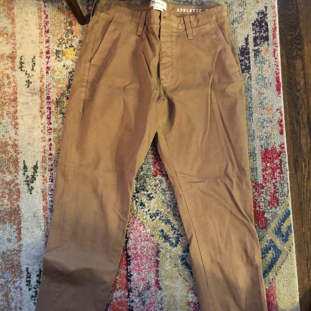 Madewell athletic slim chinos